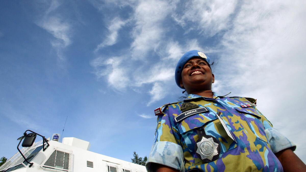 Amena Begum, an officer of the Bangladeshi Formed Police Unit (FPU) with the UN Integrated Mission in Timor-Leste (UNMIT)