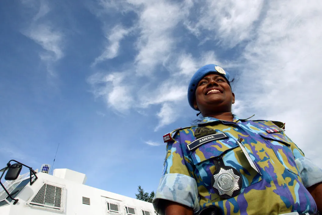 Bangladesh FPU Officer on Duty in Timor-Leste Amena Begum, an officer of the Bangladeshi Formed Police Unit (FPU) with the UN Integrated Mission in Timor-Leste (UNMIT)