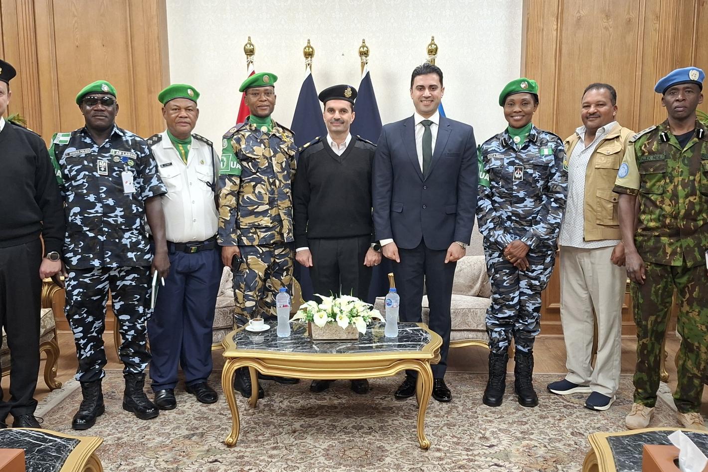 UNOAU supported AU led pre deployment verification of Egyptian military and police contingents for the African Union Mission in Somalia