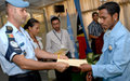 UNMIT Photo release: Certificates presented to Timorese students for participation in UNMIT lecture