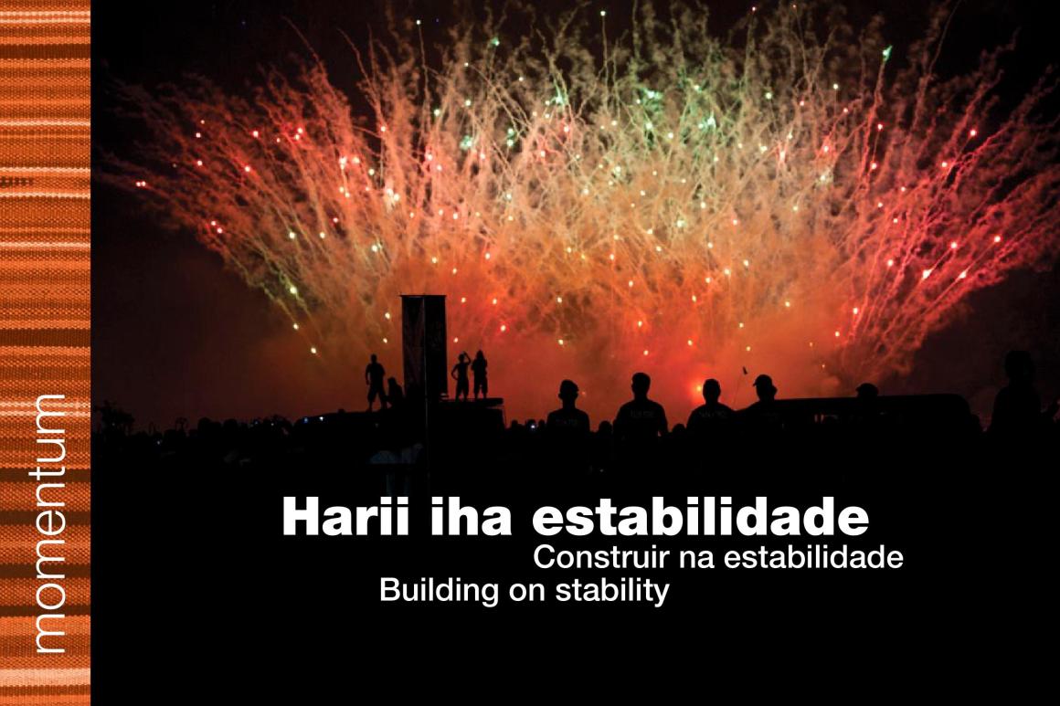 Cover of "Momentum: Building on stability"