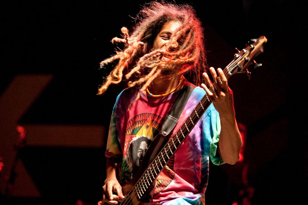 Timorese musician Etson Caminha performs as part of a nationwide campaign against human trafficking.