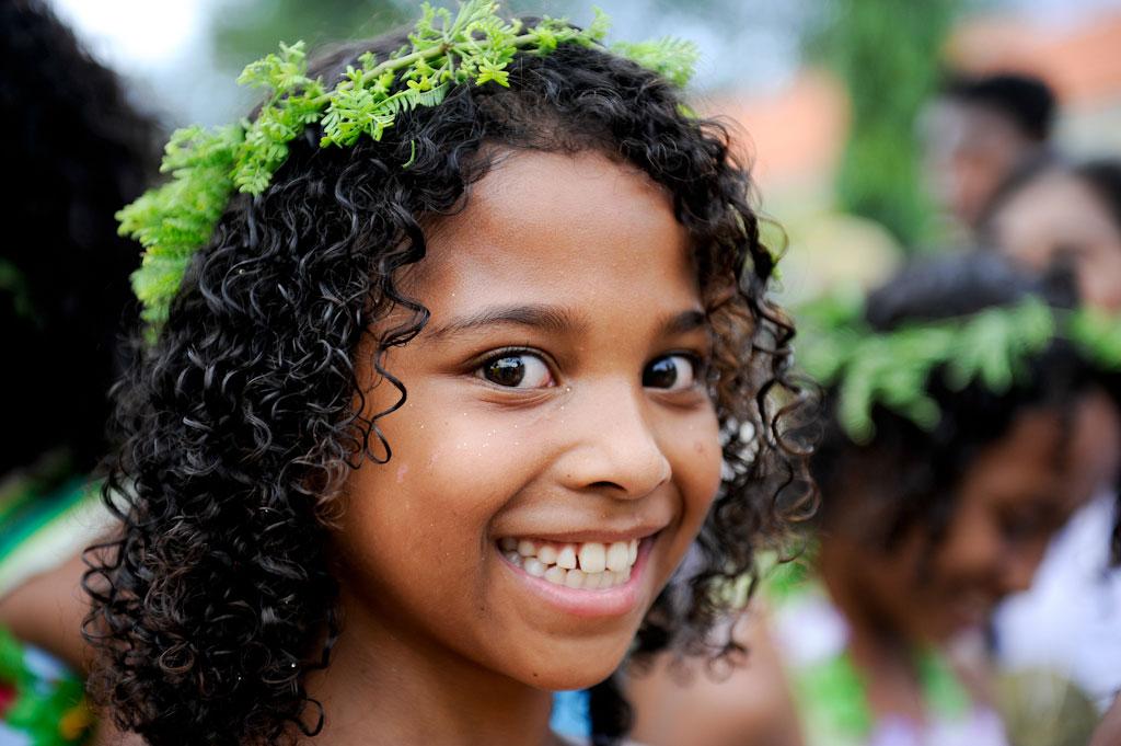 Girl at Carnival de Timor in Dili