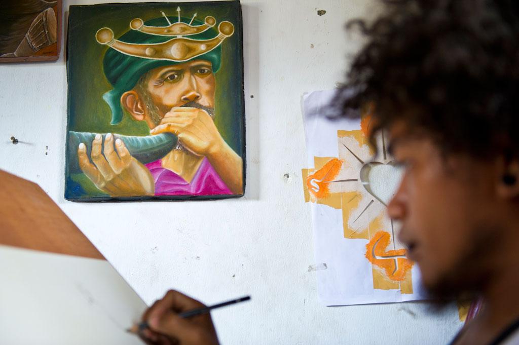 Young artists in Timor-Leste