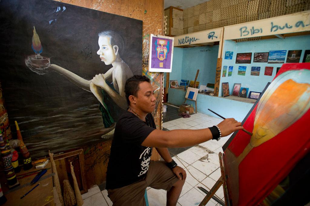 Young artists in Timor-Leste