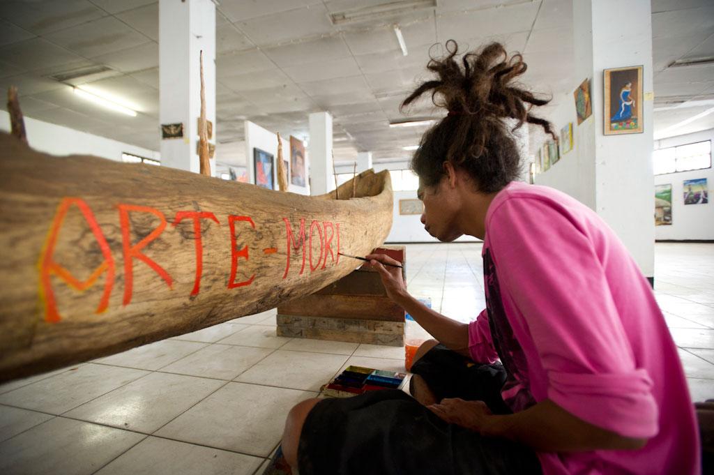 Young artists in Timor-Leste