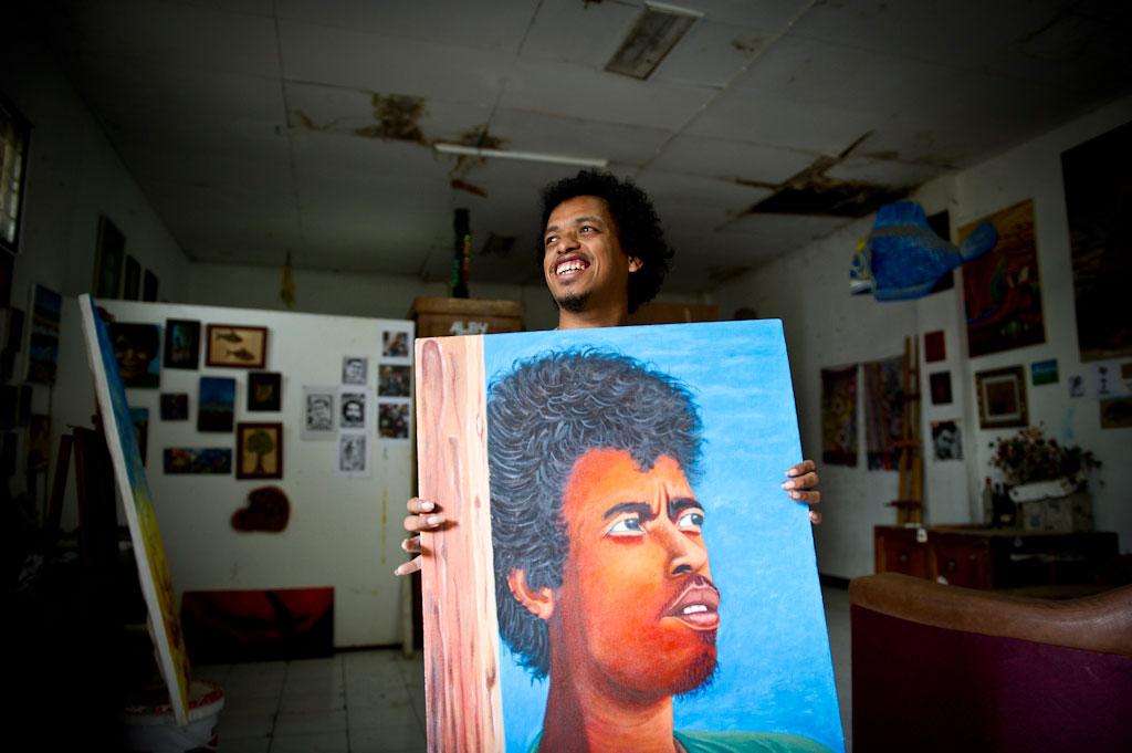 Young artists in Timor-Leste