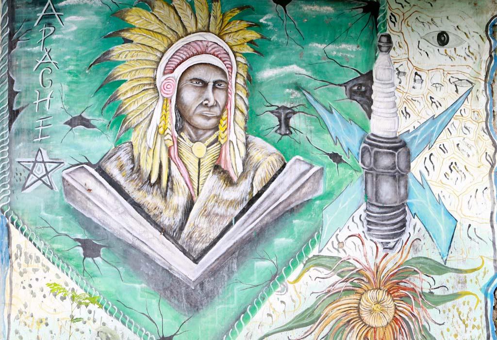 Grafitti street art in Dili, Timor Leste