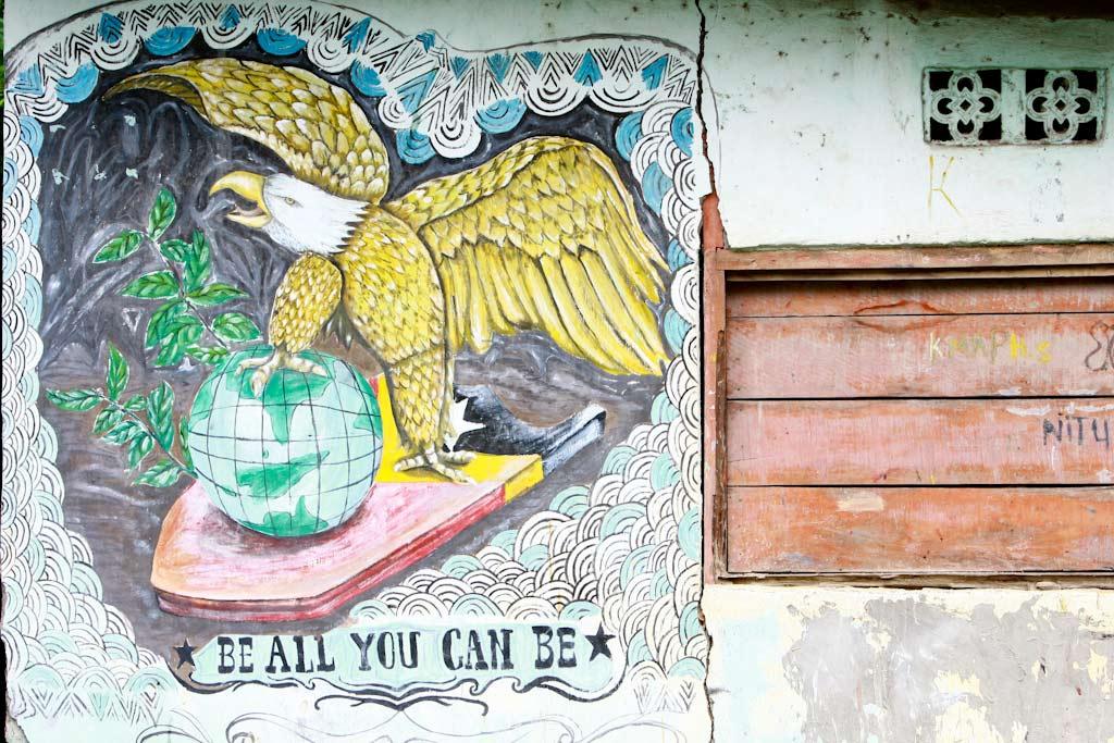 Grafitti street art in Dili, Timor Leste