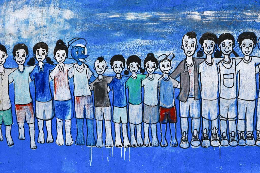 Grafitti street art in Dili, Timor Leste