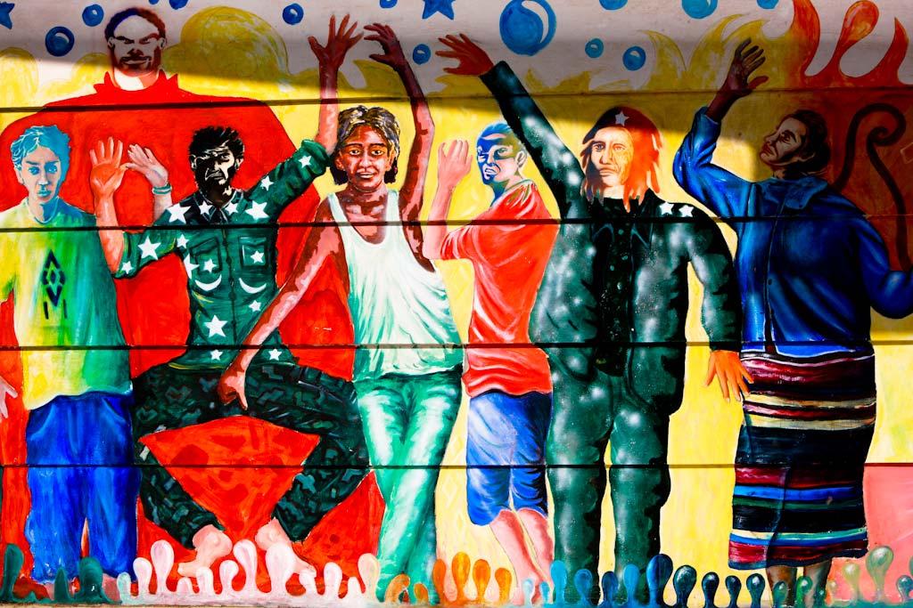 Grafitti street art in Dili, Timor Leste