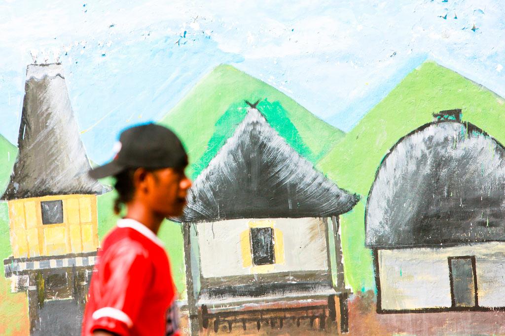 Grafitti street art in Dili, Timor Leste