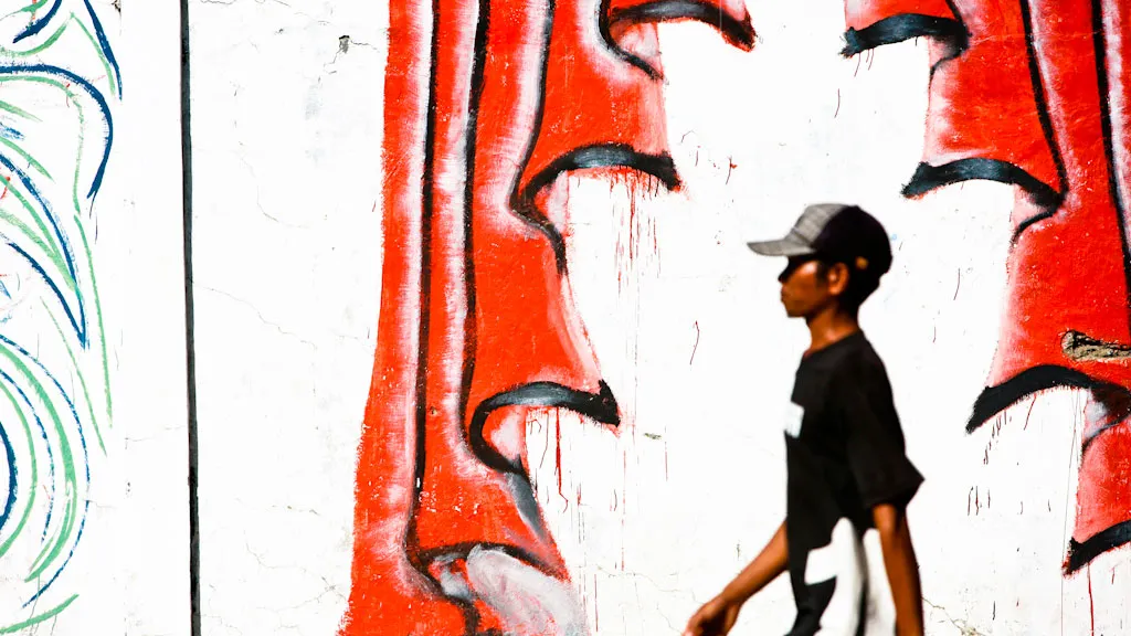 Grafitti street art in Dili, Timor Leste