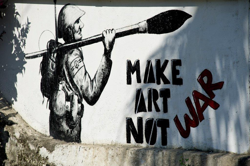 Grafitti street art in Dili, Timor Leste